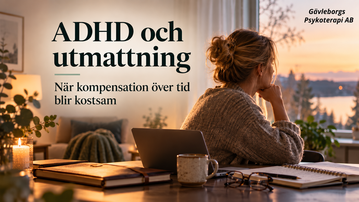 ADHD och utmattning – när kompensation över tid blir kostsam