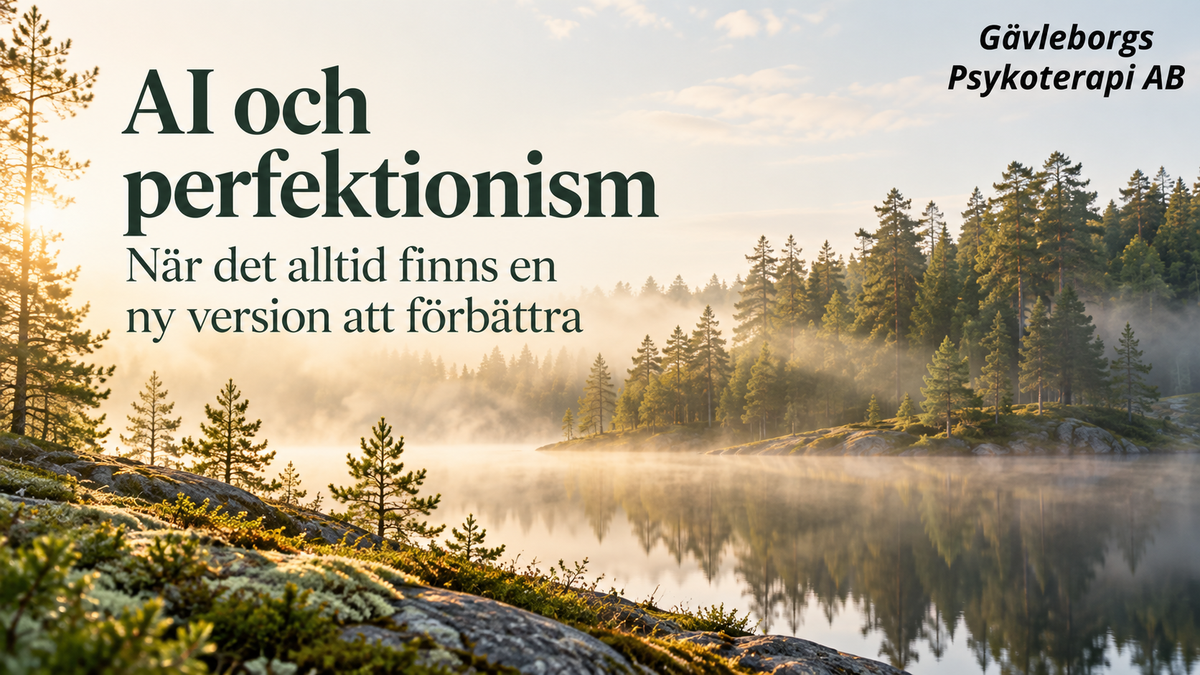 AI och perfektionism – när det alltid finns en ny version att förbättra
