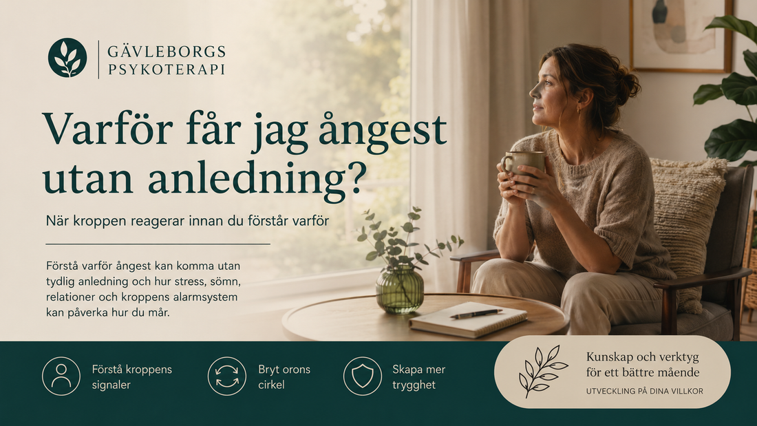 Varför får jag ångest utan anledning? – när kroppen reagerar innan du förstår varför