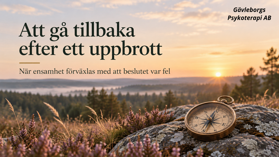 Att gå tillbaka efter ett uppbrott – när ensamhet förväxlas med att beslutet var fel