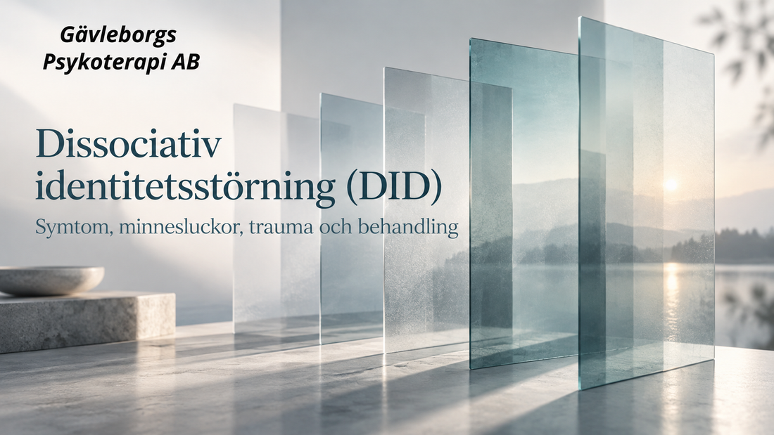 Dissociativ identitetsstörning (DID) – symtom, minnesluckor, trauma och behandling