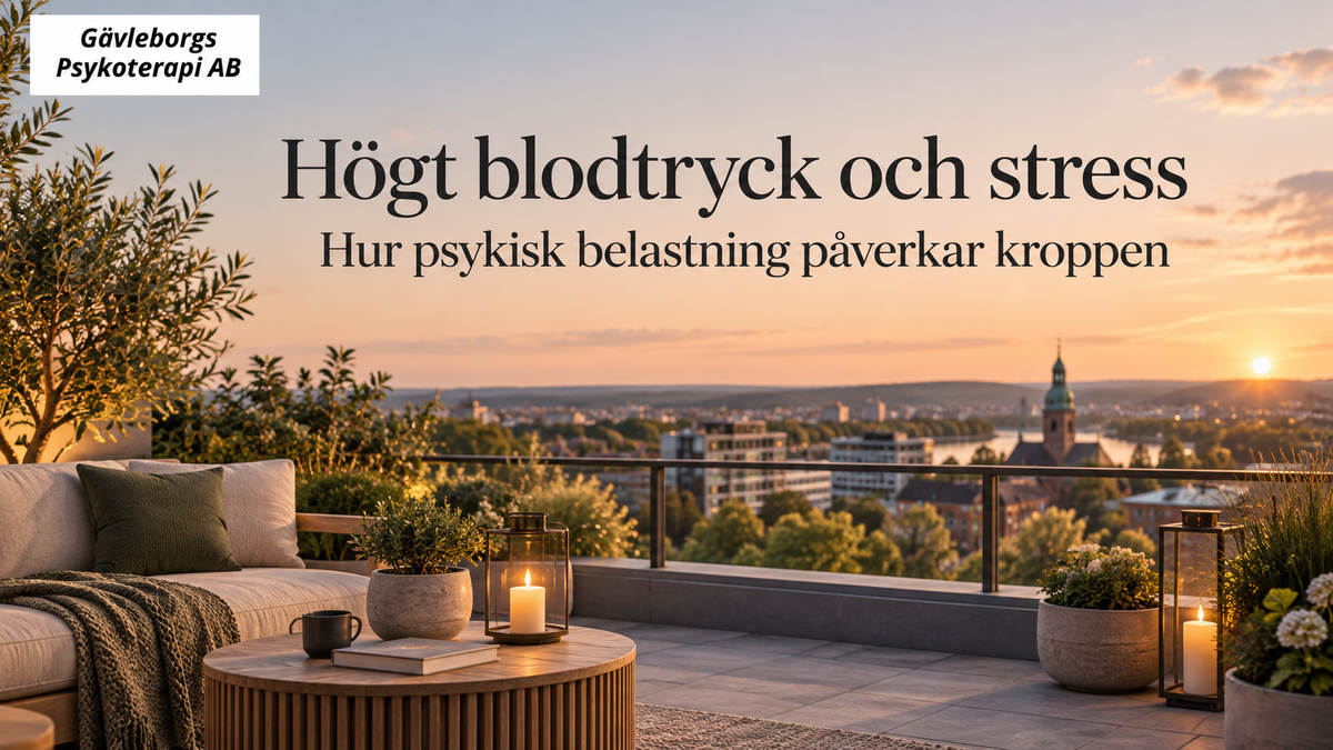 Högt blodtryck och stress – hur psykisk belastning påverkar kroppen