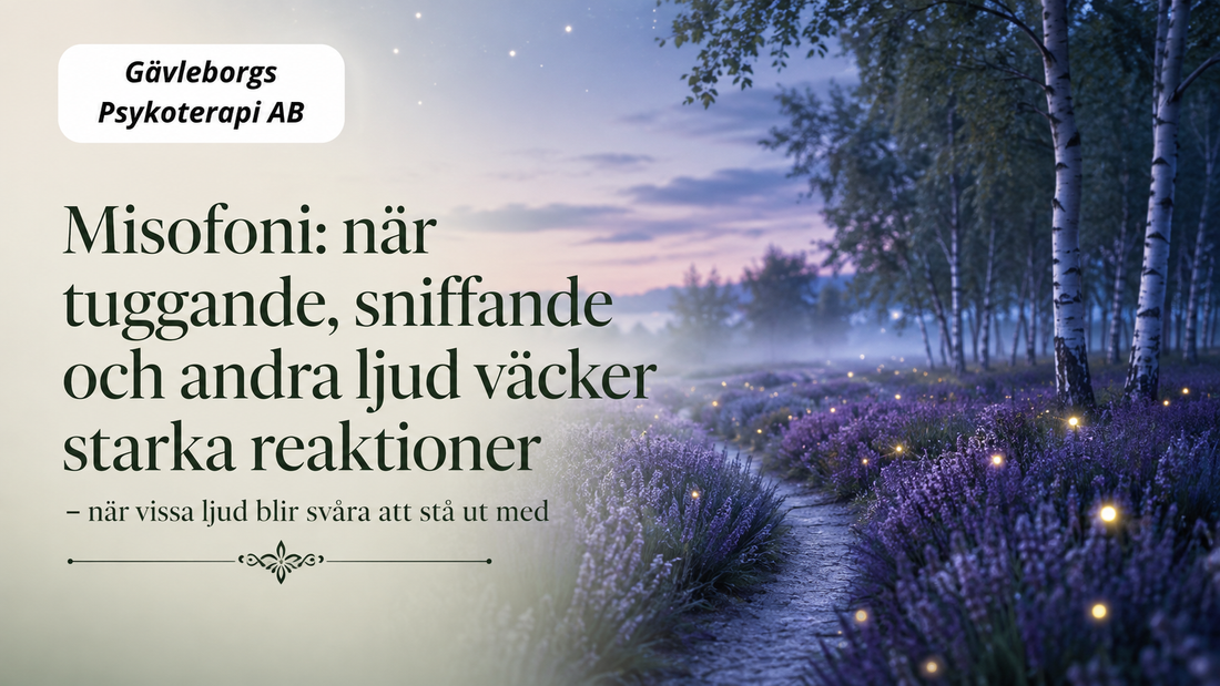 Misofoni: när tuggande, sniffande och andra ljud väcker starka reaktioner