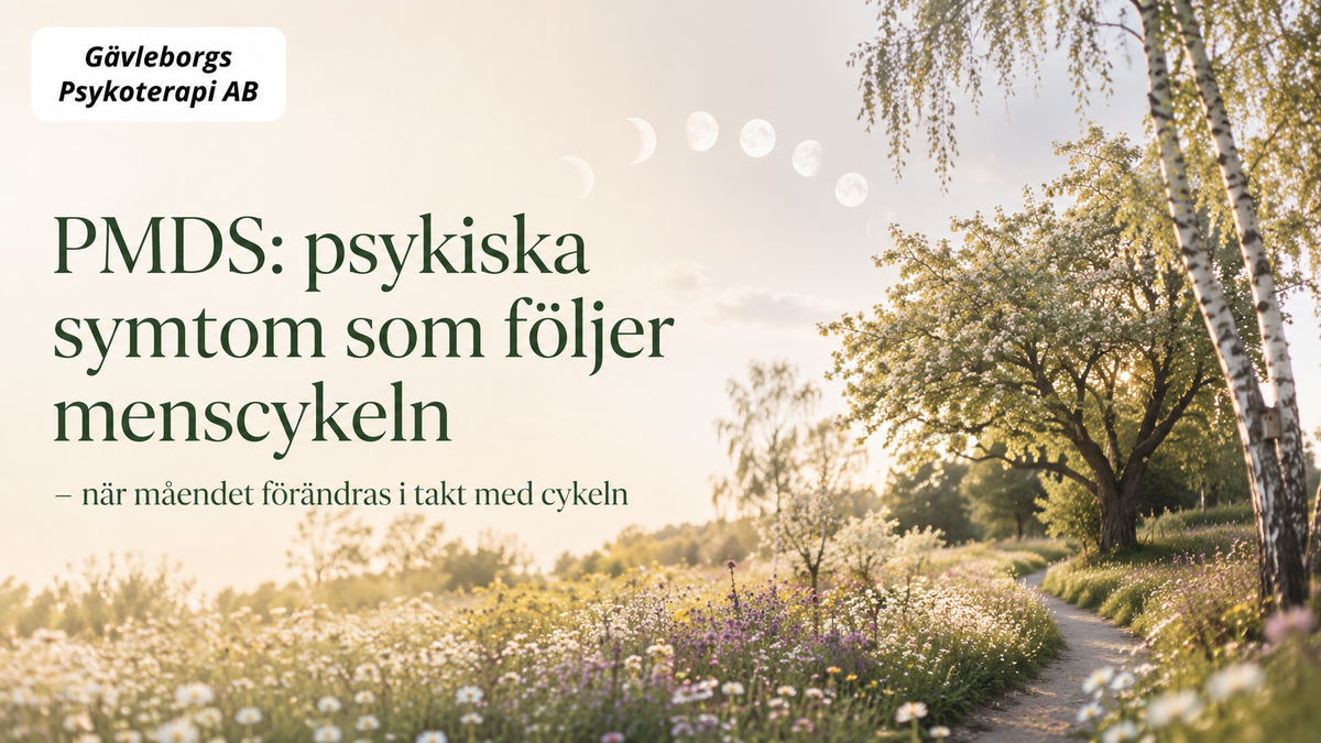 PMDS: psykiska symtom som följer menscykeln