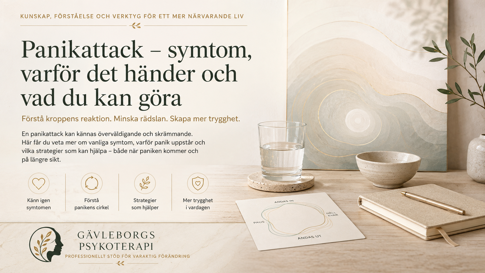 Panikattack – symtom, varför det händer och vad du kan göra