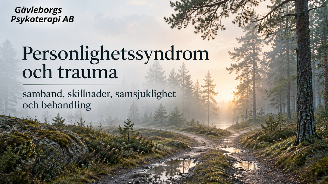 Personlighetssyndrom och trauma – samband, skillnader, samsjuklighet och behandling