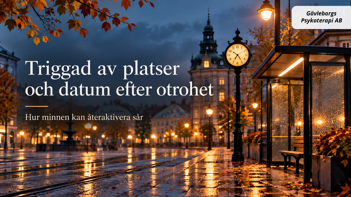 Att bli triggad av platser och datum efter otrohet – hur minnen kan återaktivera sår