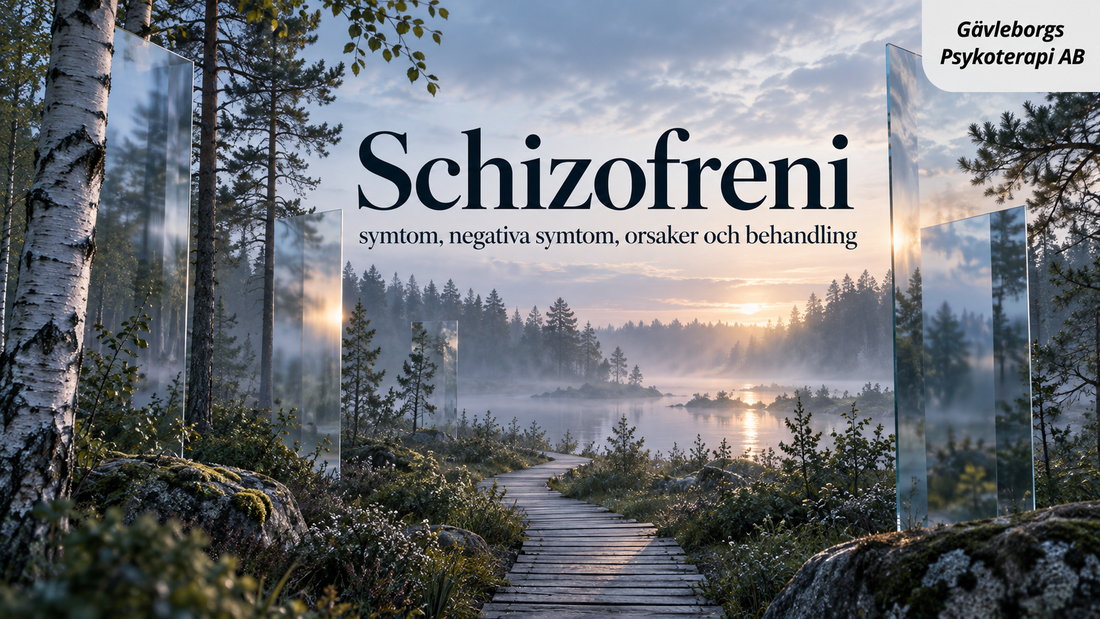 Schizofreni – symtom, negativa symtom, orsaker och behandling