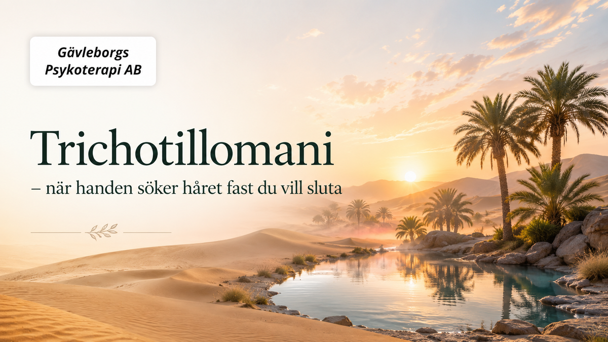 Trichotillomani: när handen söker håret fast du vill sluta