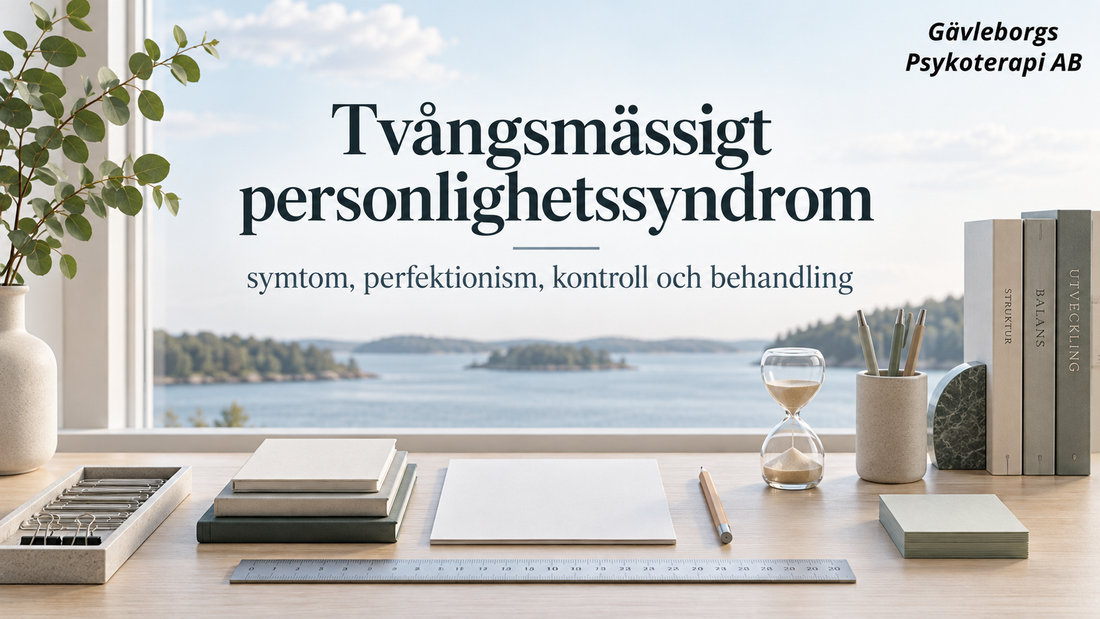 Tvångsmässigt personlighetssyndrom – symtom, perfektionism, kontroll och behandling