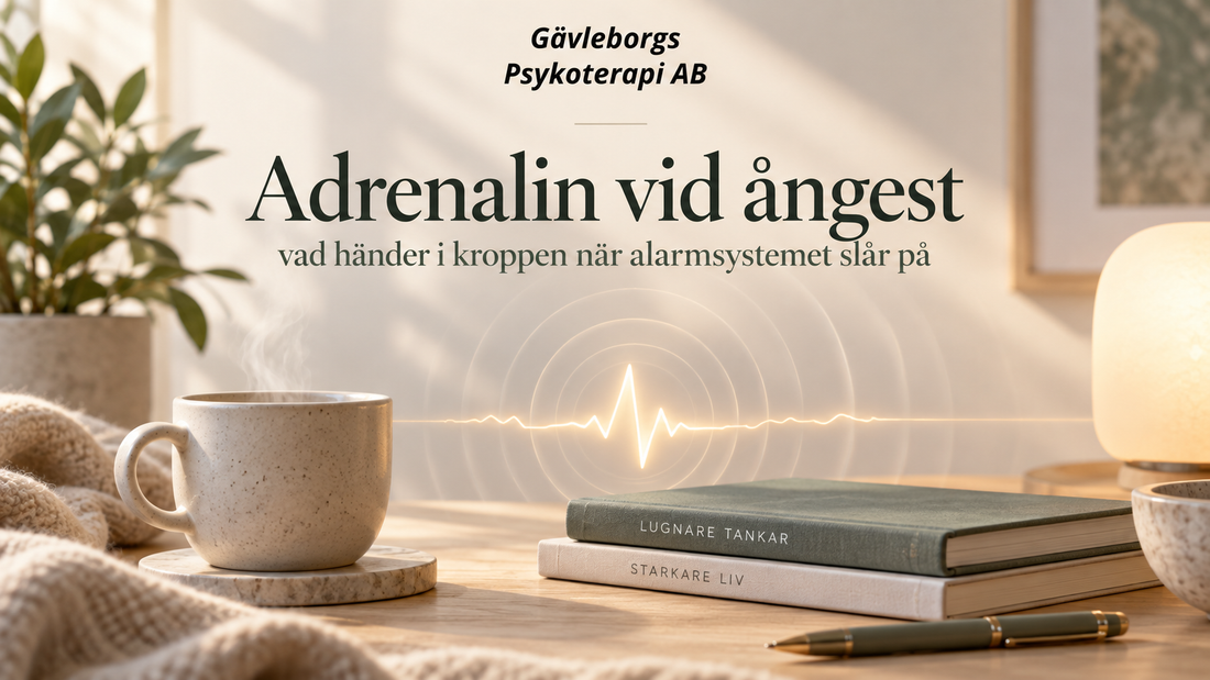 Adrenalin vid ångest – vad händer i kroppen när alarmsystemet slår på