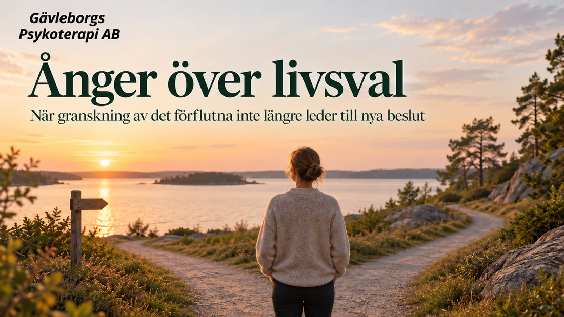 Ånger över livsval – när granskning av det förflutna inte längre leder till nya beslut