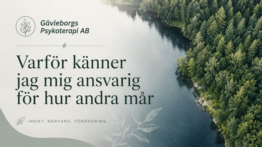 Varför känner jag mig ansvarig för hur andra mår? – när andras känslor blir ditt ansvar