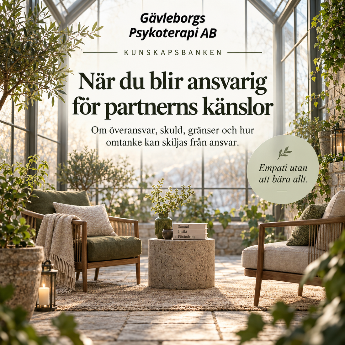När du blir ansvarig för partnerns känslor
