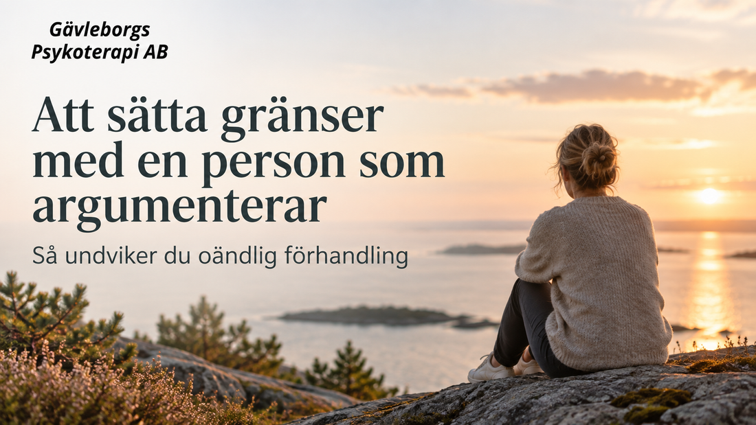 Att sätta gränser med en person som argumenterar – hur du undviker oändlig förhandling