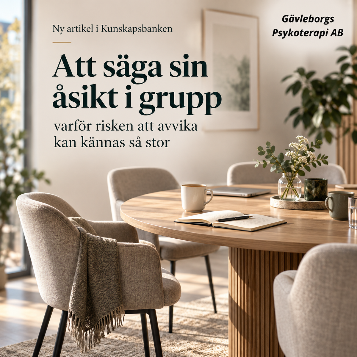 Att säga sin åsikt i grupp – varför risken att avvika kan kännas så stor