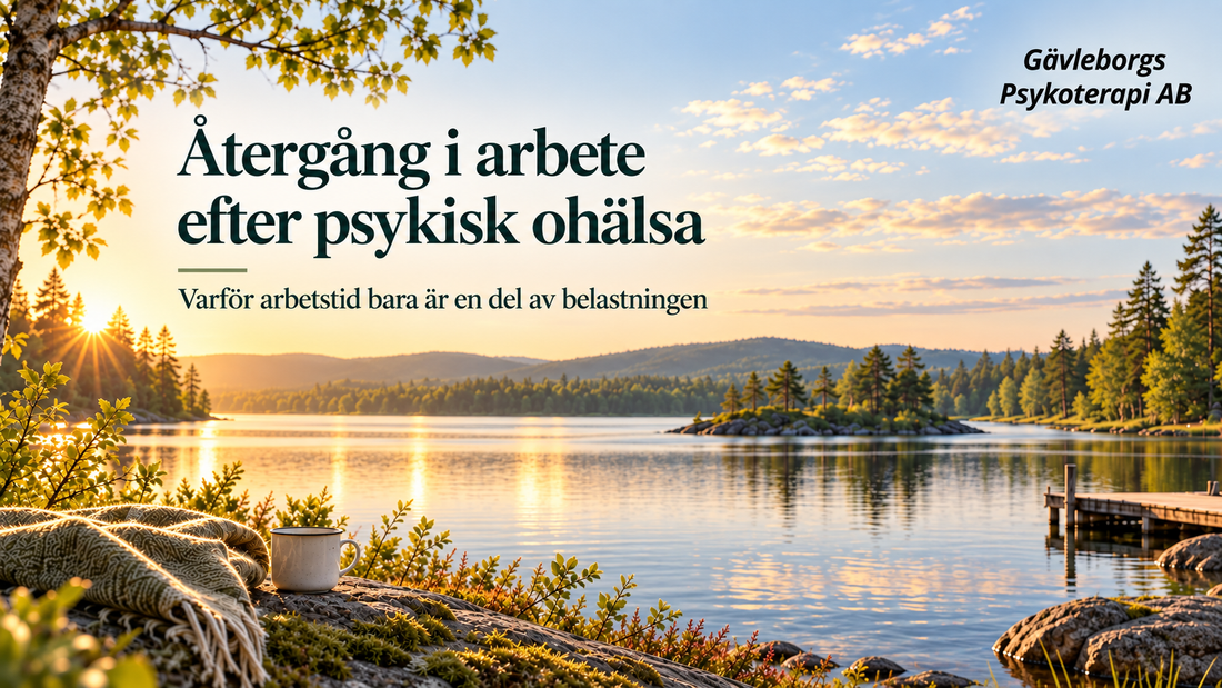 Återgång i arbete efter psykisk ohälsa – varför arbetstid bara är en del av belastningen