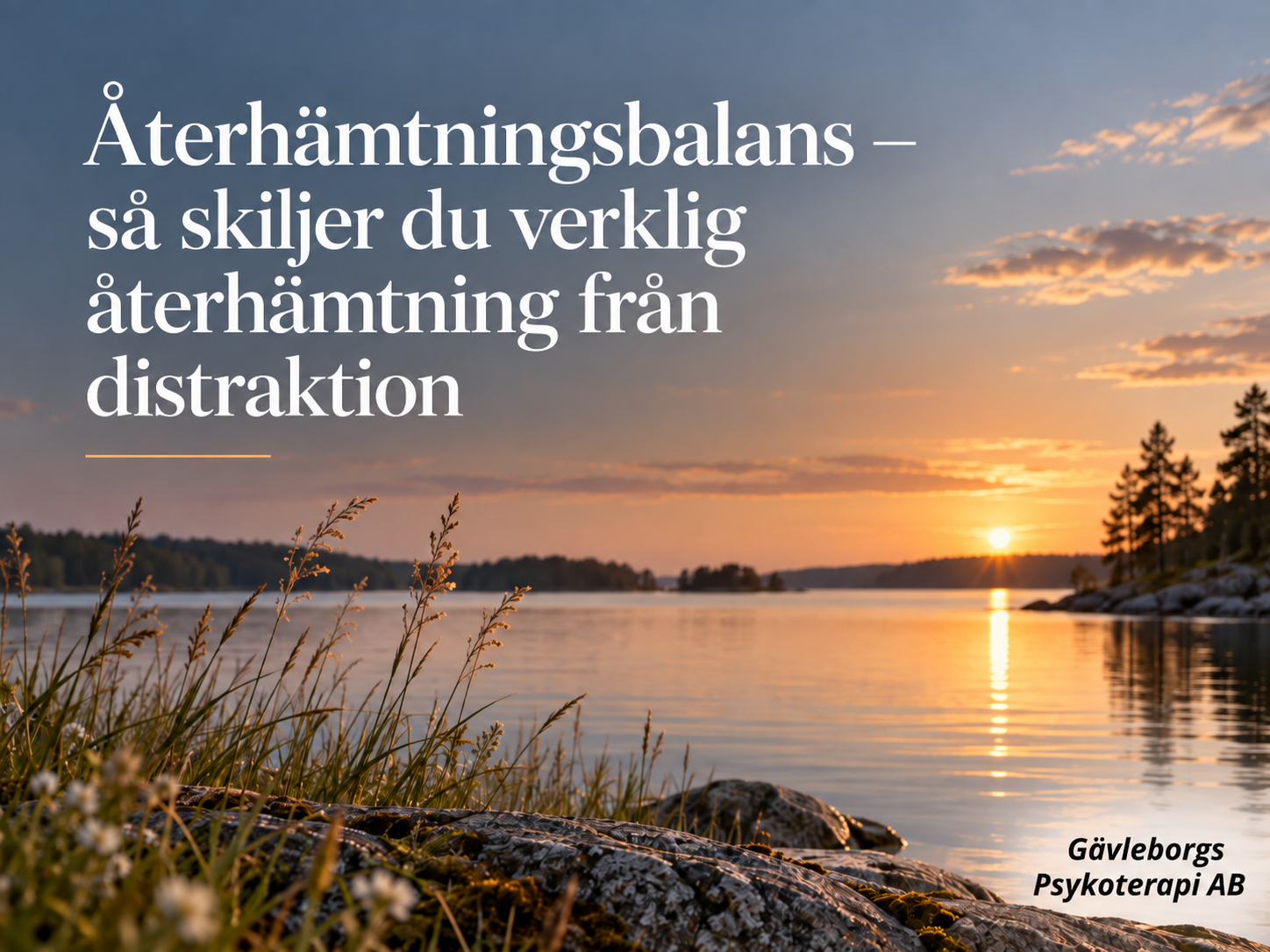 Återhämtningsbalans – så skiljer du verklig återhämtning från distraktion