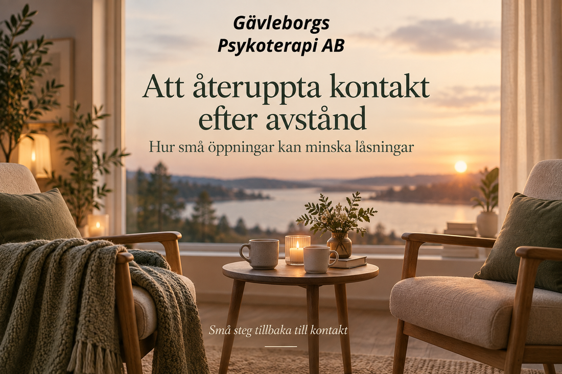 Att återuppta kontakt efter avstånd – hur små öppningar kan minska låsningar