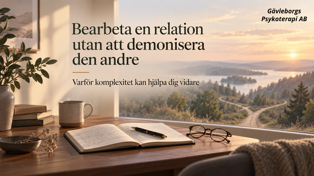 Att bearbeta en relation utan att demonisera den andre – varför komplexitet kan hjälpa dig vidare