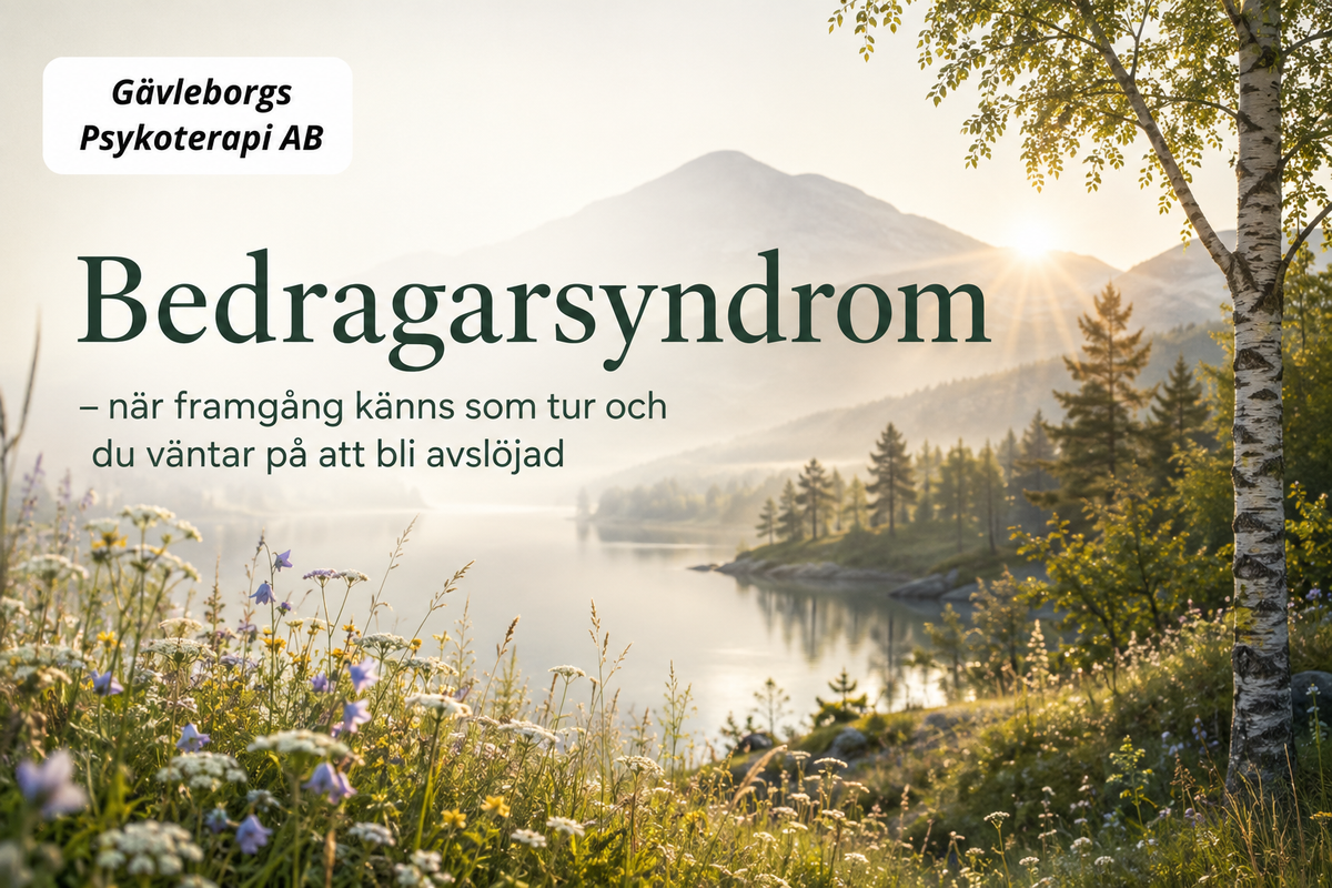 Bedragarsyndrom – när framgång känns som tur och du väntar på att bli avslöjad