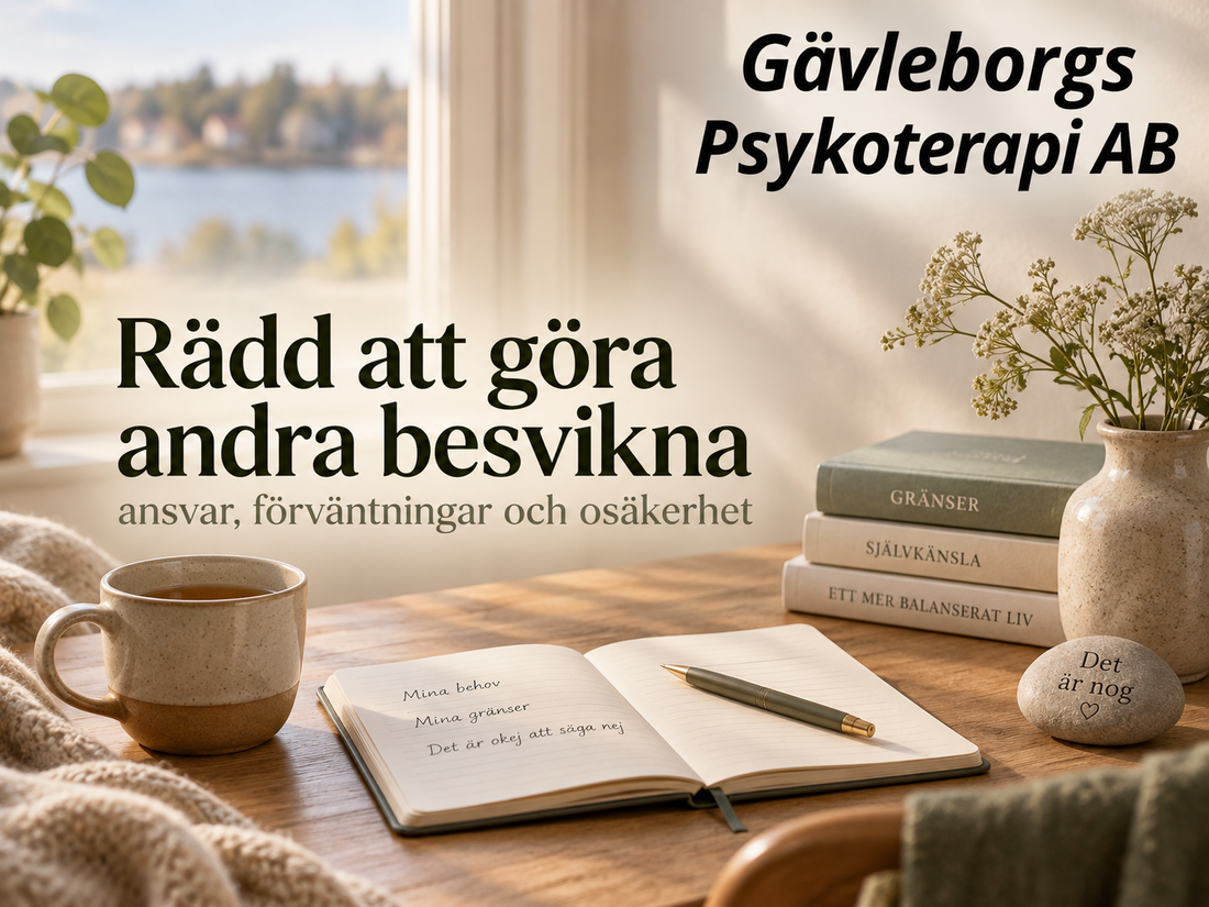 När du oroar dig för att göra andra besvikna – ansvar, förväntningar och osäkerhet