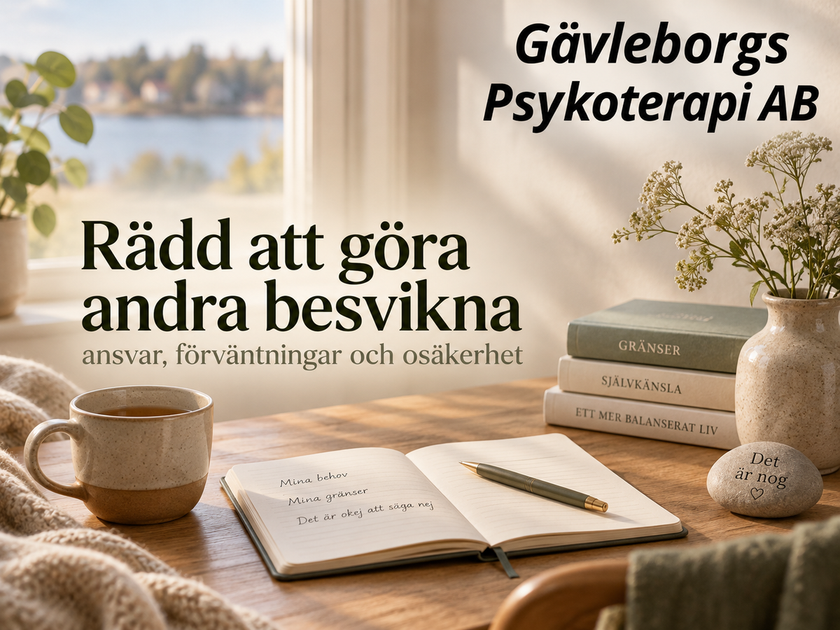 När du oroar dig för att göra andra besvikna – ansvar, förväntningar och osäkerhet