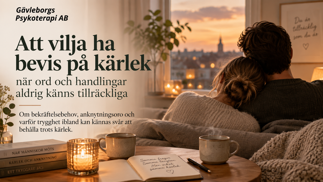 Att vilja ha bevis på kärlek – när ord och handlingar aldrig känns tillräckliga
