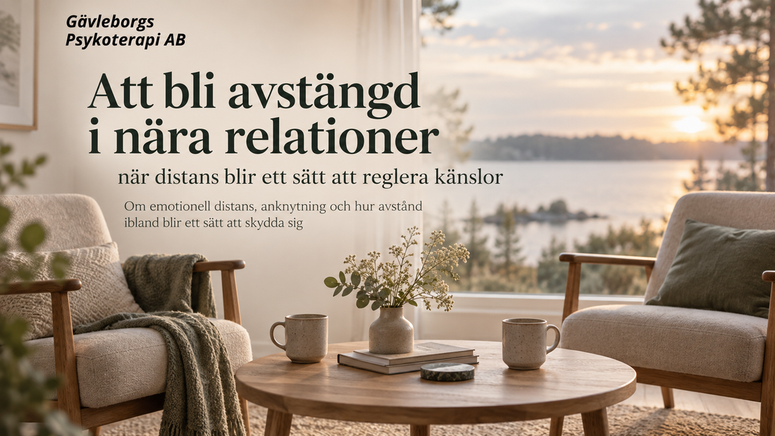 Att bli avstängd i nära relationer – när distans blir ett sätt att reglera känslor