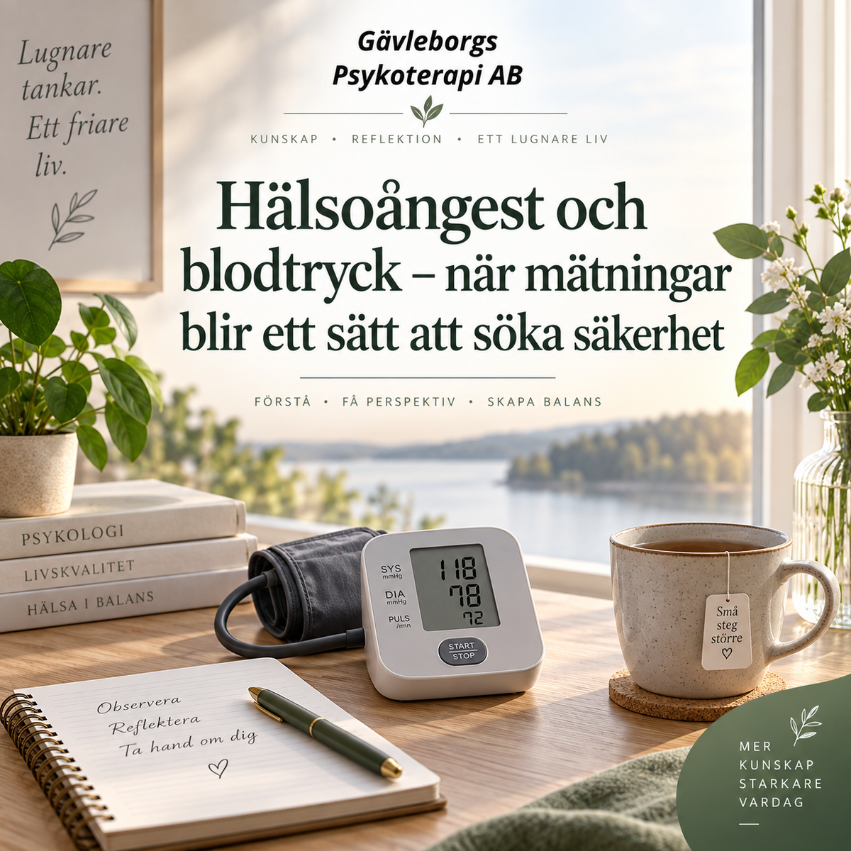 Hälsoångest och blodtryck – när mätningar blir ett sätt att söka säkerhet