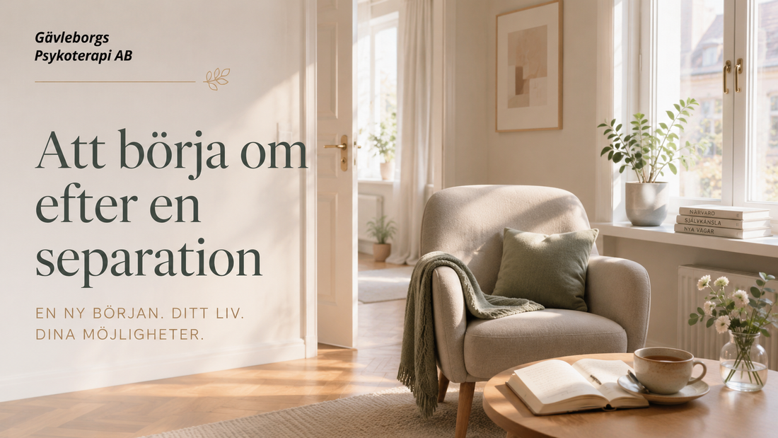 Att börja om efter en separation – när praktiken går före känslorna