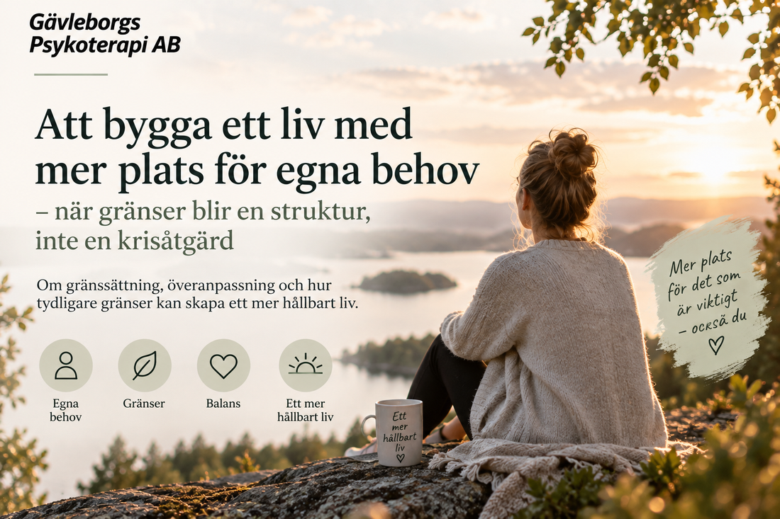 Att bygga ett liv med mer plats för egna behov – när gränser blir en struktur, inte en krisåtgärd