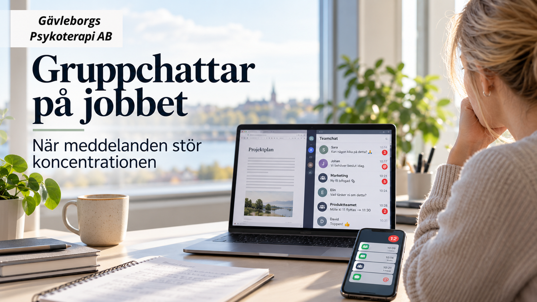 Gruppchattar under arbetsdagen – när sociala signaler konkurrerar med koncentrationen