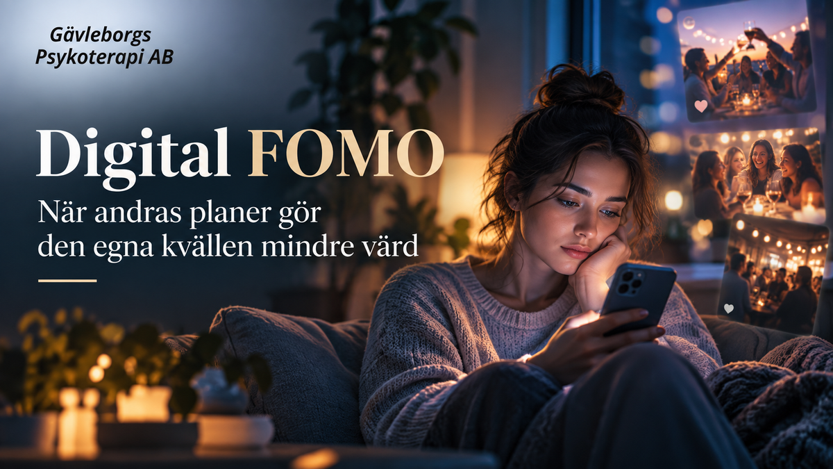 Digital FOMO – när andras planer gör den egna kvällen mindre värd
