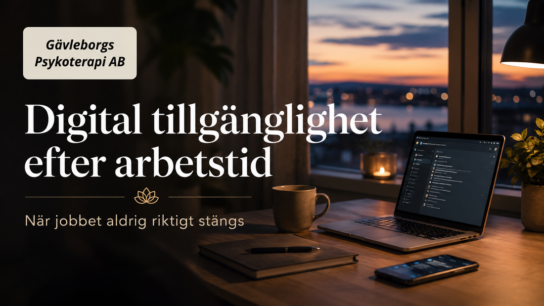 Digital tillgänglighet efter arbetstid – när jobbet aldrig riktigt stängs