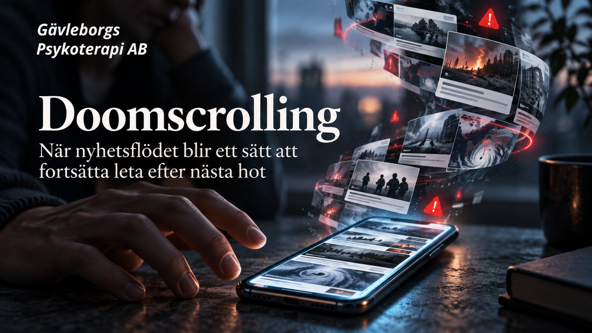 Doomscrolling – när nyhetsflödet blir ett sätt att fortsätta leta efter nästa hot