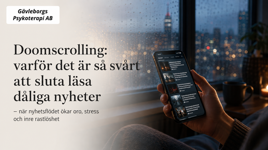 Doomscrolling: varför det är så svårt att sluta läsa dåliga nyheter