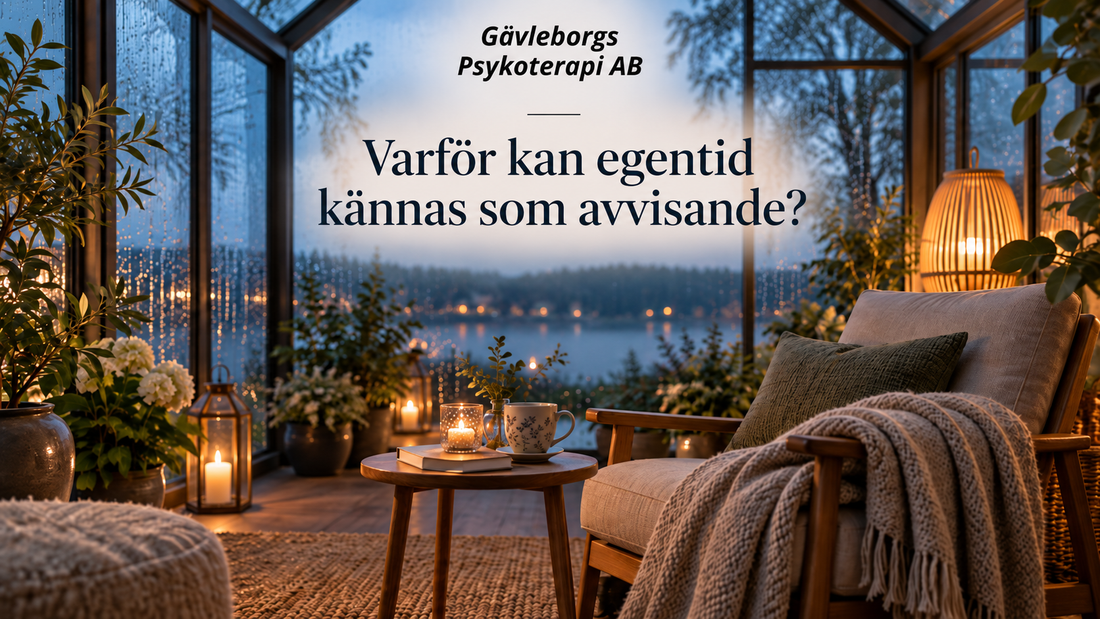 Varför kan egentid kännas som avvisande?