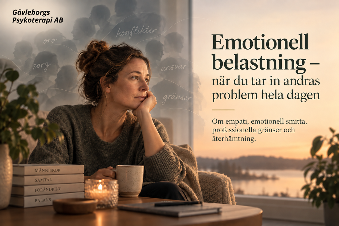 Emotionell belastning – när du tar in andras problem hela dagen