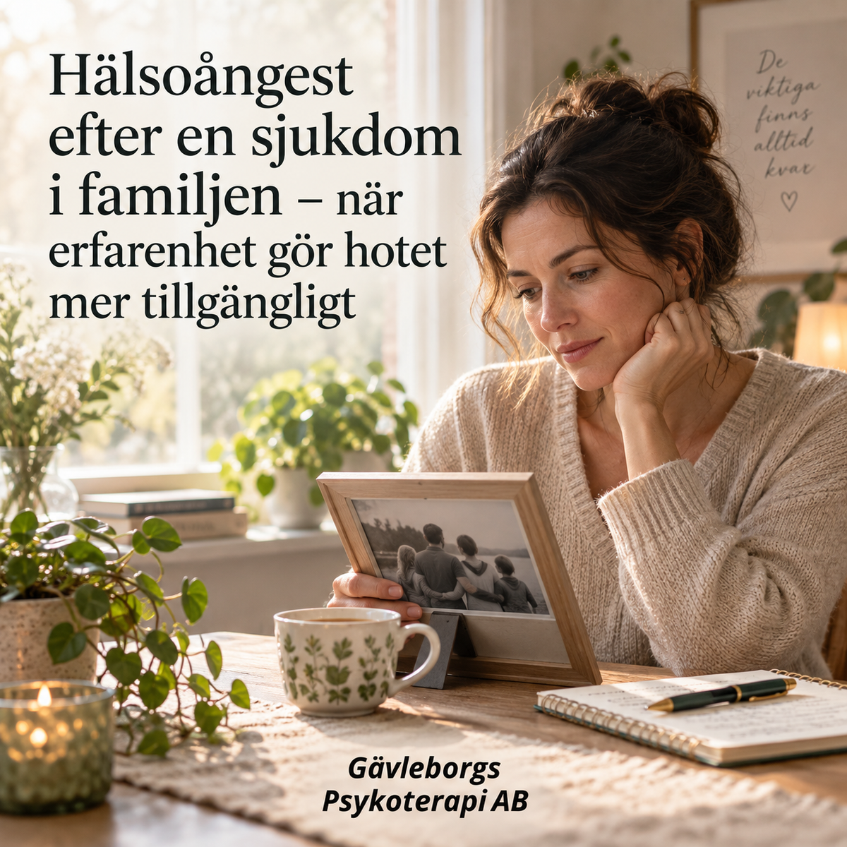 Hälsoångest efter en sjukdom i familjen – när erfarenhet gör hotet mer tillgängligt