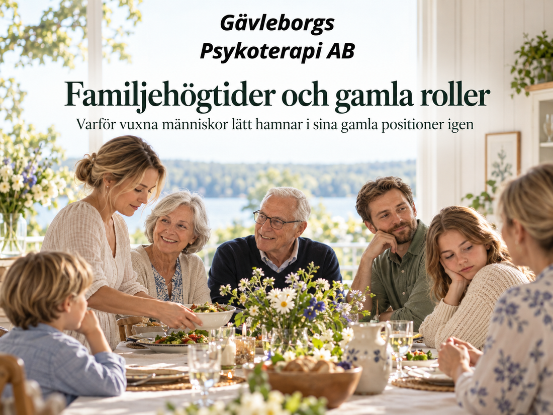 Familjehögtider och gamla roller – varför vuxna människor lätt hamnar i sina gamla positioner igen