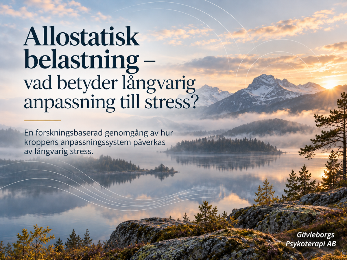 Allostatisk belastning – vad betyder långvarig anpassning till stress?