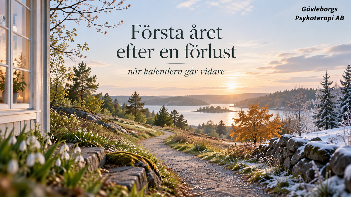 Första året efter en förlust – varför sorgen förändras när kalendern går vidare