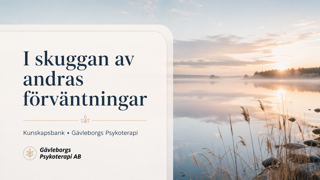 I skuggan av andras förväntningar