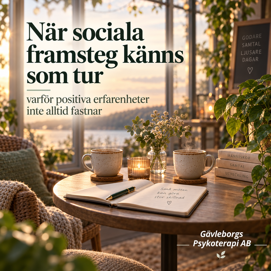 När sociala framsteg känns som tur – varför positiva erfarenheter inte alltid fastnar