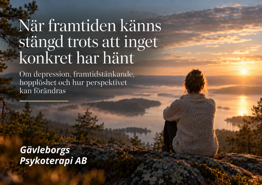 När framtiden känns stängd trots att inget konkret har hänt