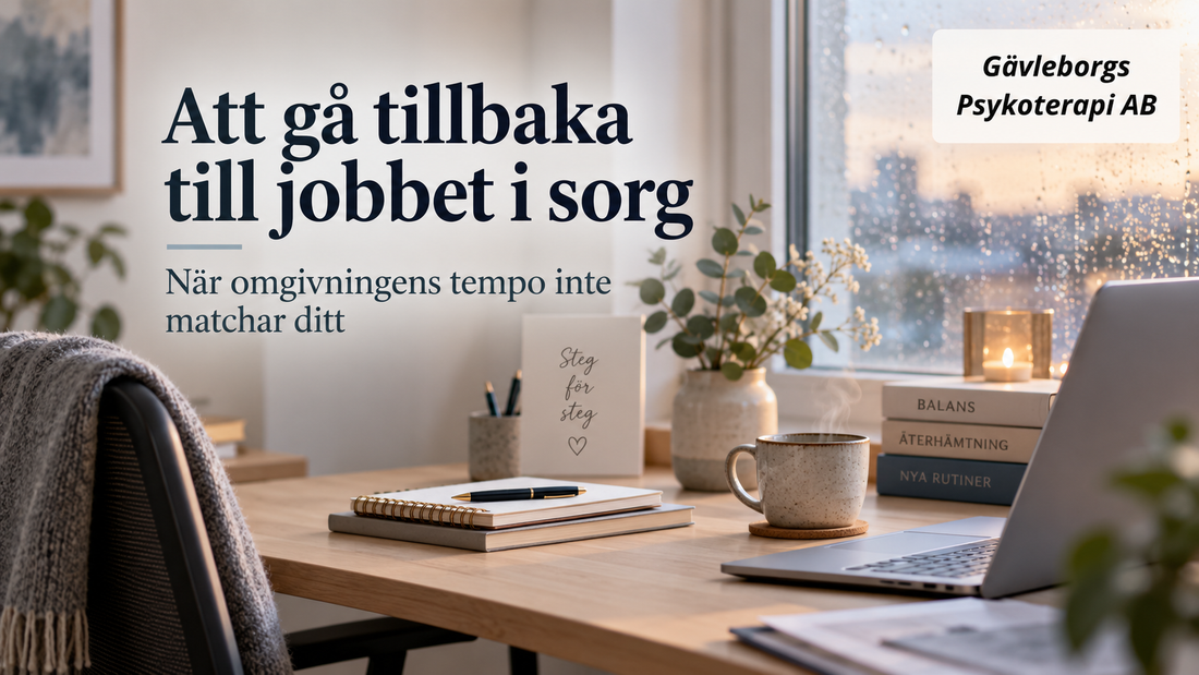 Att gå tillbaka till jobbet i sorg – när omgivningens tempo inte matchar ditt