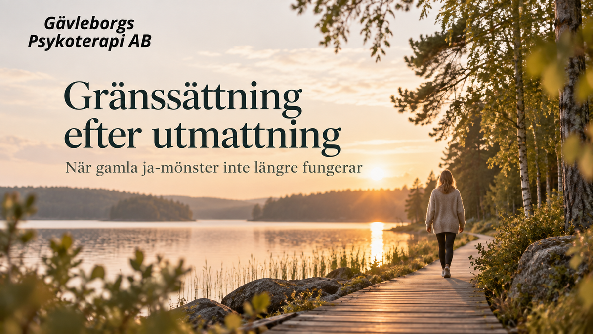 Gränssättning efter utmattning – när gamla ja-mönster inte längre fungerar