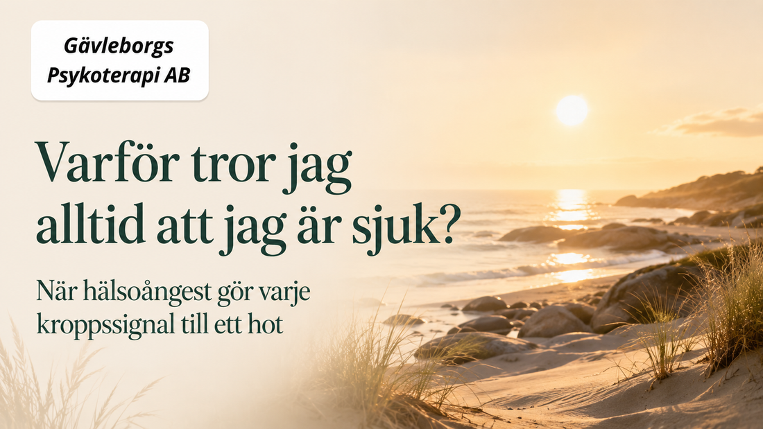 Varför tror jag alltid att jag är sjuk? – när hälsoångest gör varje kroppssignal till ett hot