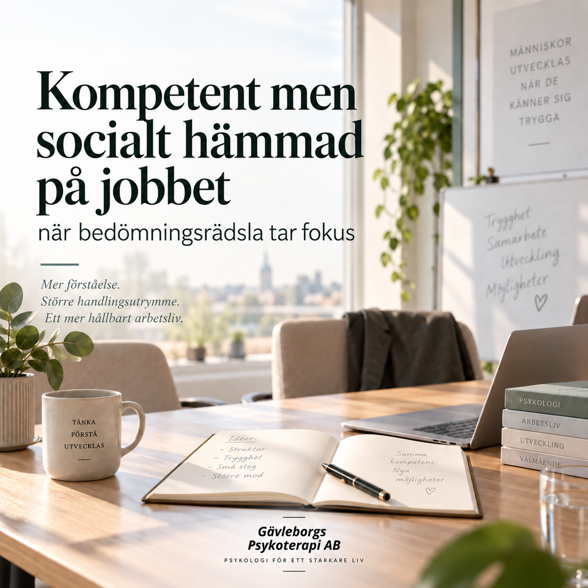 Kompetent men socialt hämmad på jobbet – när bedömningsrädsla tar fokus